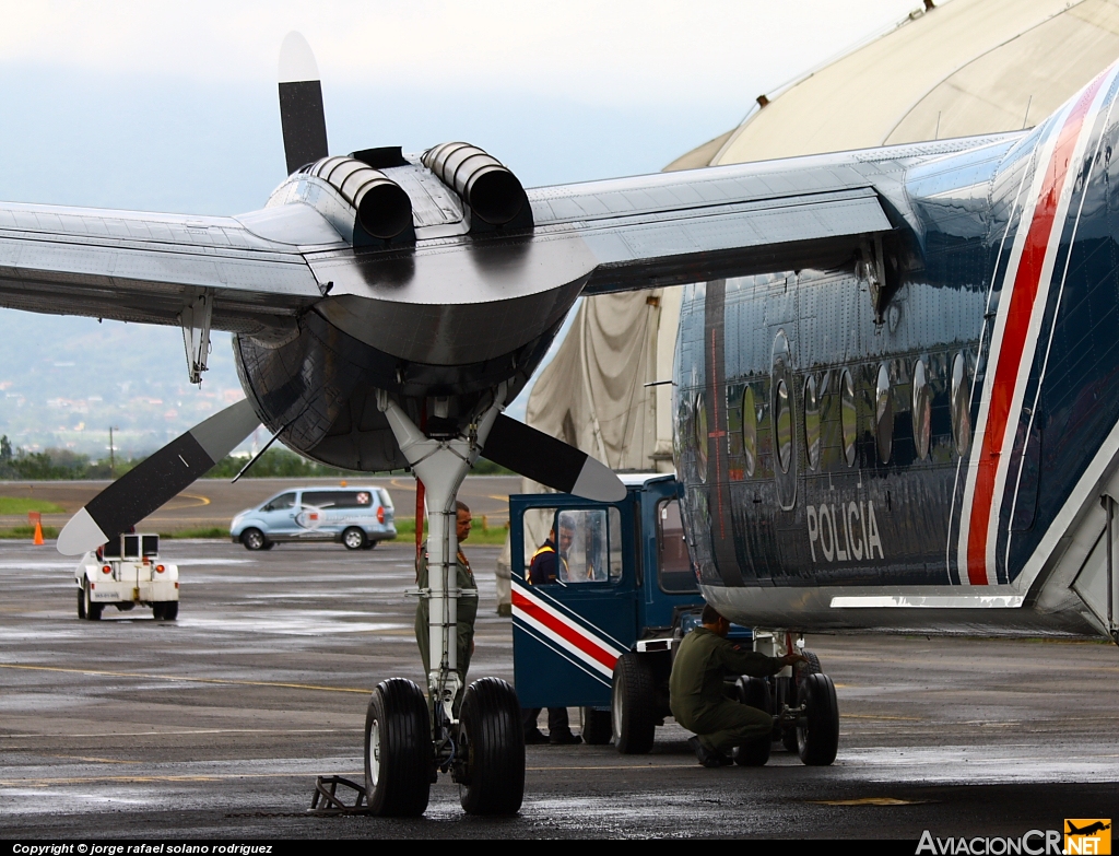 MSP002 - De Havilland Canada C-7A Caribou - Ministerio de Seguridad Pública - Costa Rica