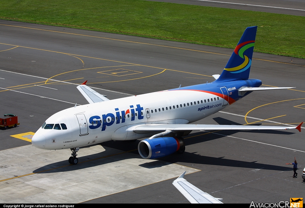 N504NK - Airbus A319-132 - Spirit Airlines