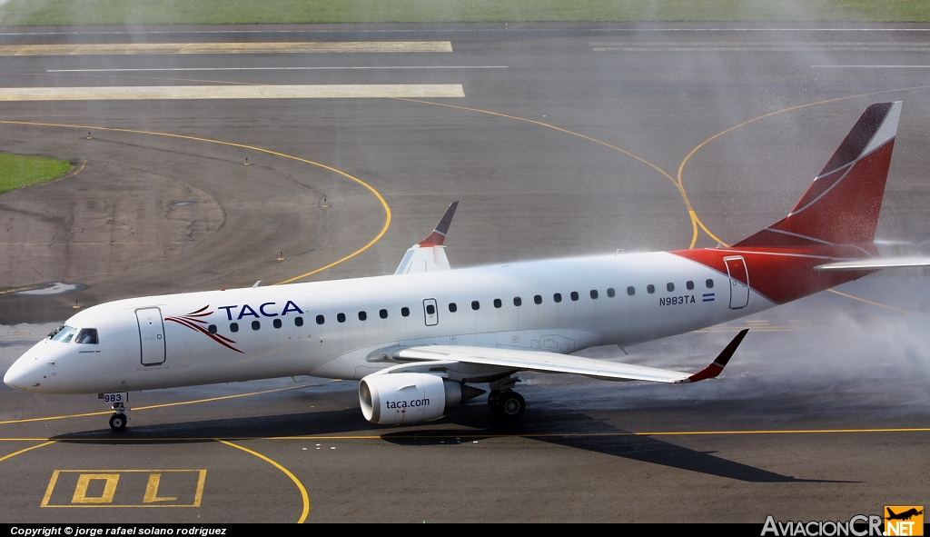 N983TA - Embraer 190-100IGW - TACA