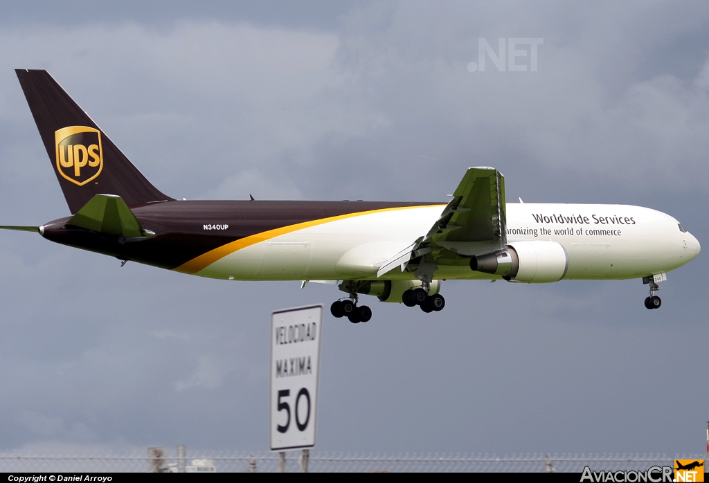 N340UP - Boeing 767-34AR - UPS - United Parcel Service