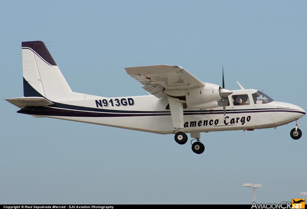 N913GD - Britten-Norman BN-2A-6 Islander - Air Flamenco Cargo