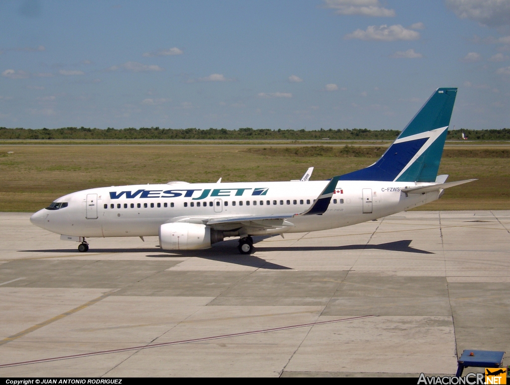 C-FZWS - Boeing 737-76N - Westjet