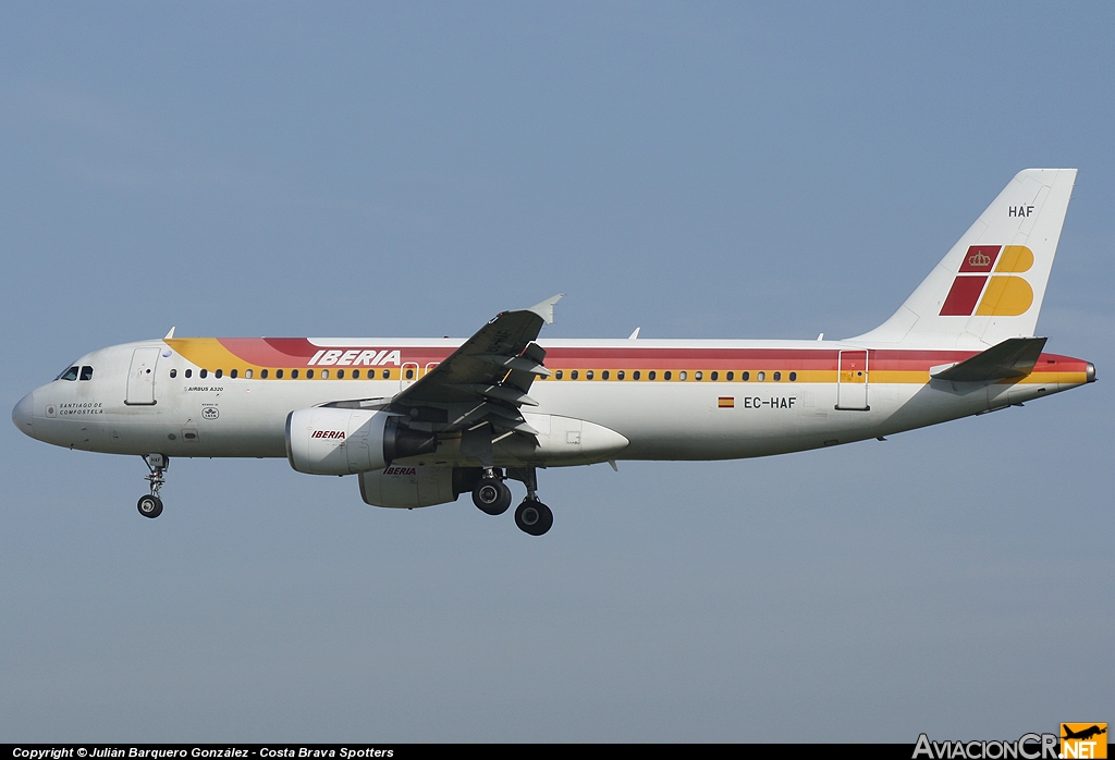 EC-HAF - Airbus A320-214 - Iberia