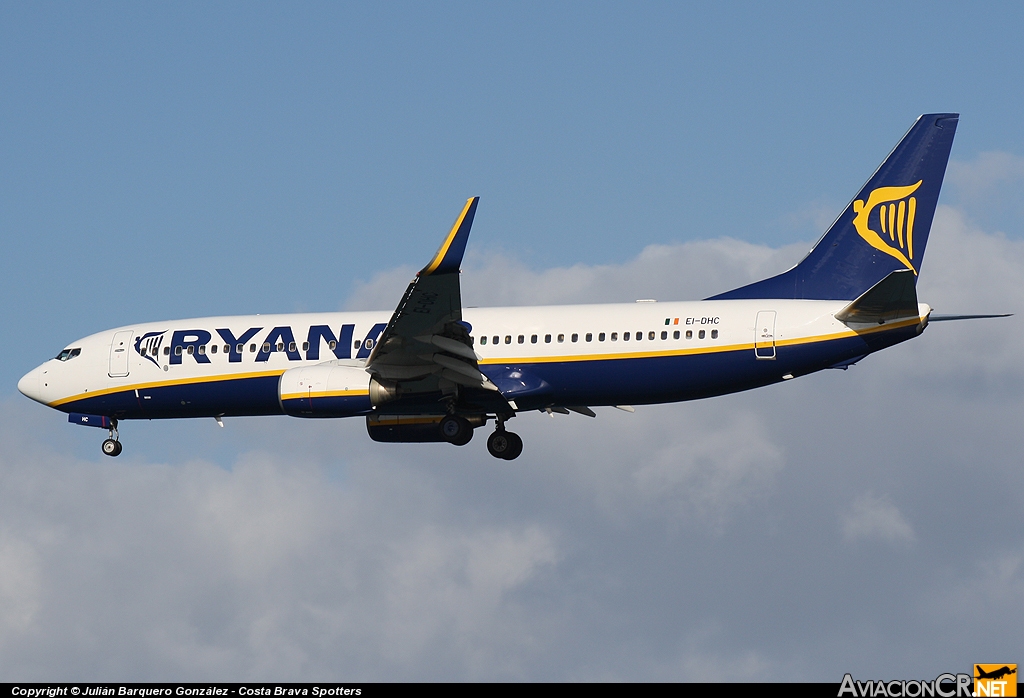 EI-DHC - Boeing 737-8AS - Ryanair