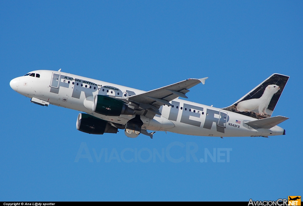 N949FR - Airbus A319-111 - Frontier Airlines
