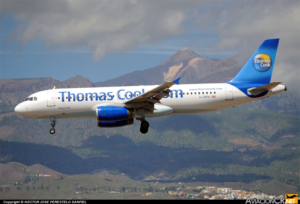G-CRPH - Airbus A320-231 - Thomas Cook