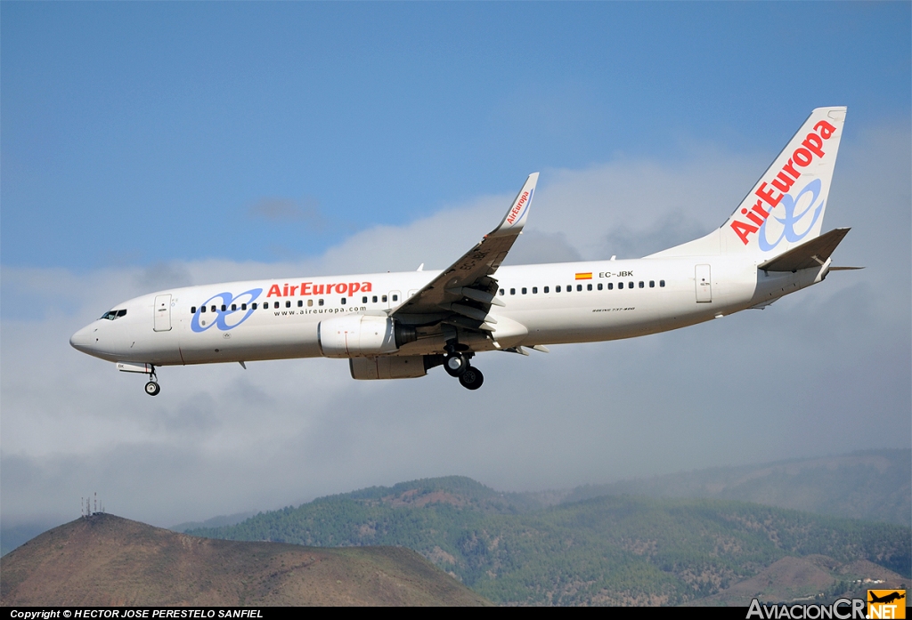 EC-JBK - Boeing 737-85P - Air Europa