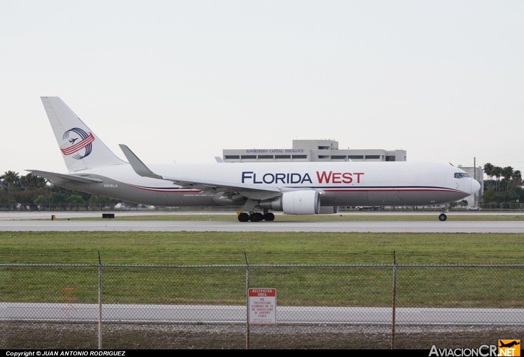 N316LA - Boeing 767-316F(ER) - Florida West