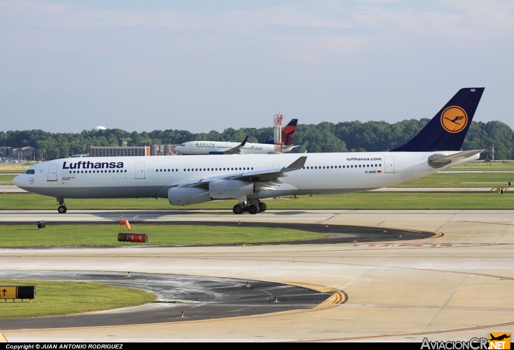 D-AIGO - Airbus A340-313X - Lufthansa