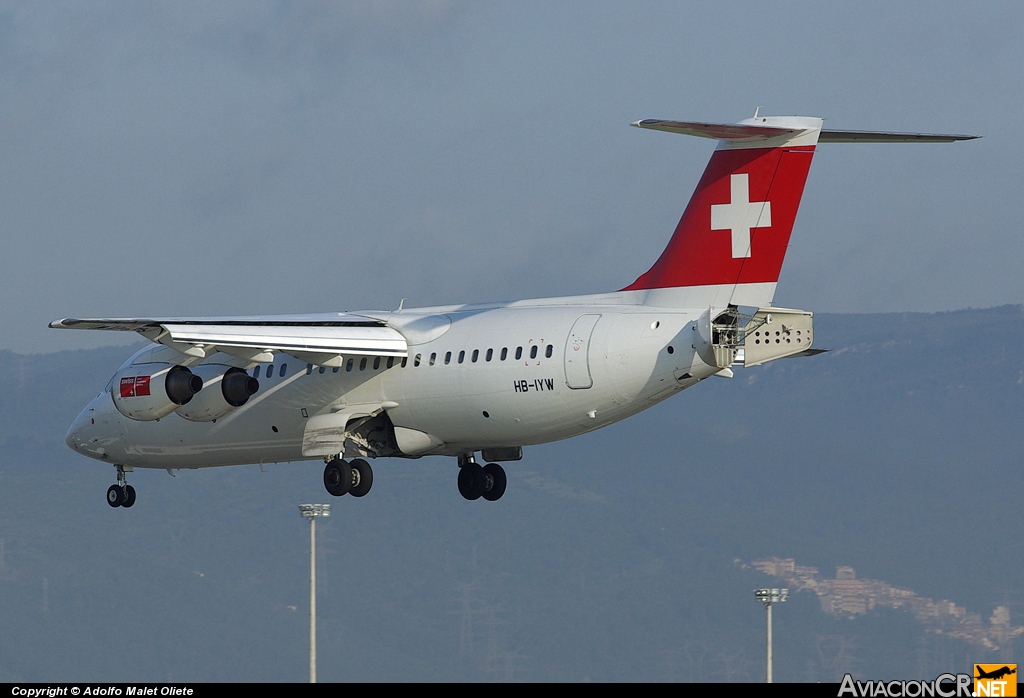 HB-IYW - British Aerospace BAe-146-100 - SWISS