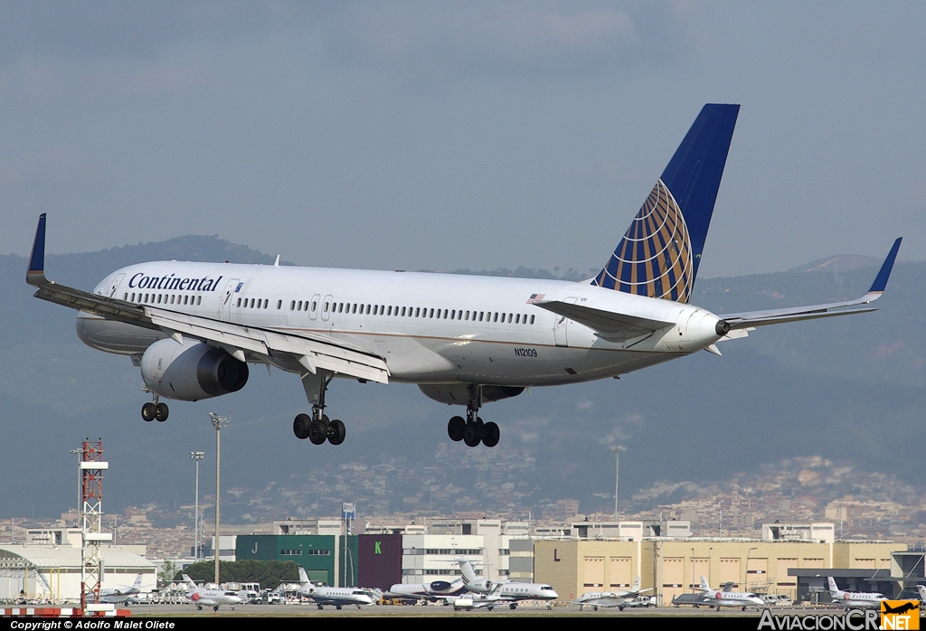 N12109 - Boeing 757-224 - Continental Airlines