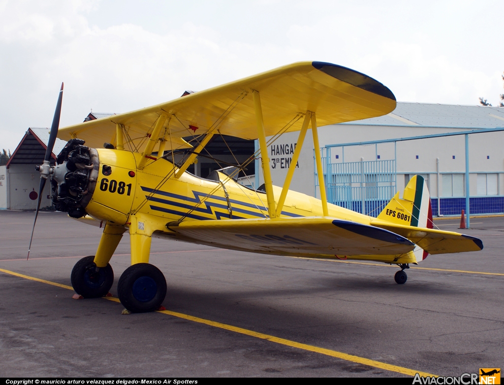 EPS 6081 - Boeing - Stearman PT-17 - Fuerza Aerea Mexicana FAM