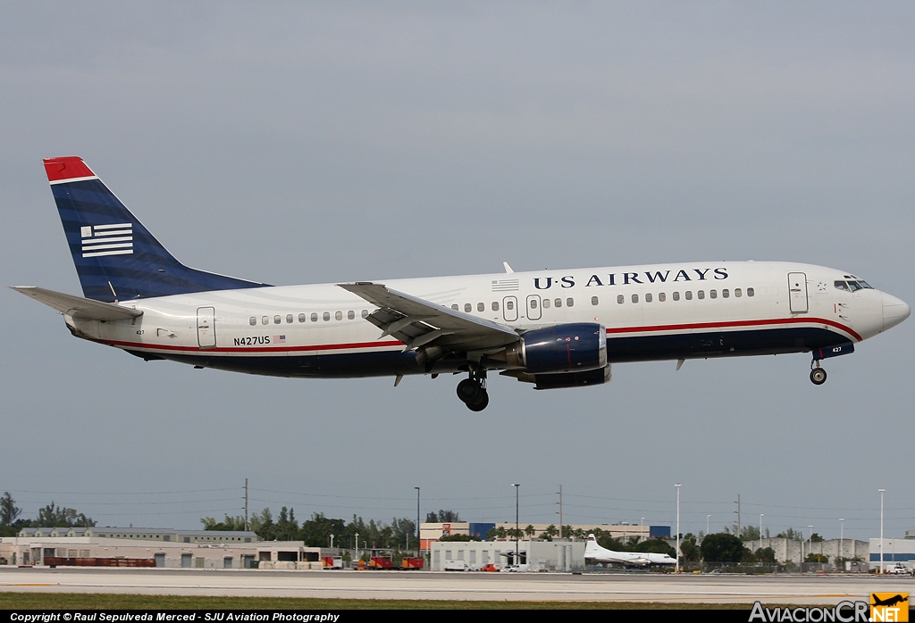 N427US - Boeing 737-4B7 - US Airways