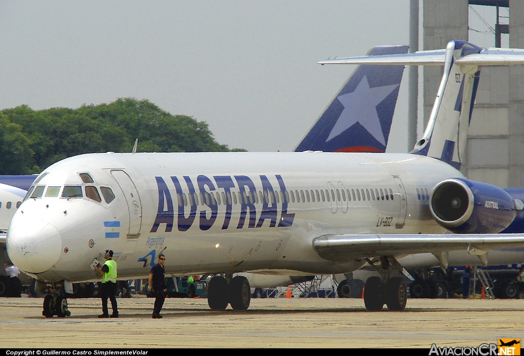 LV-BGZ - McDonnell Douglas MD-83 (DC-9-83) - Austral Líneas Aéreas