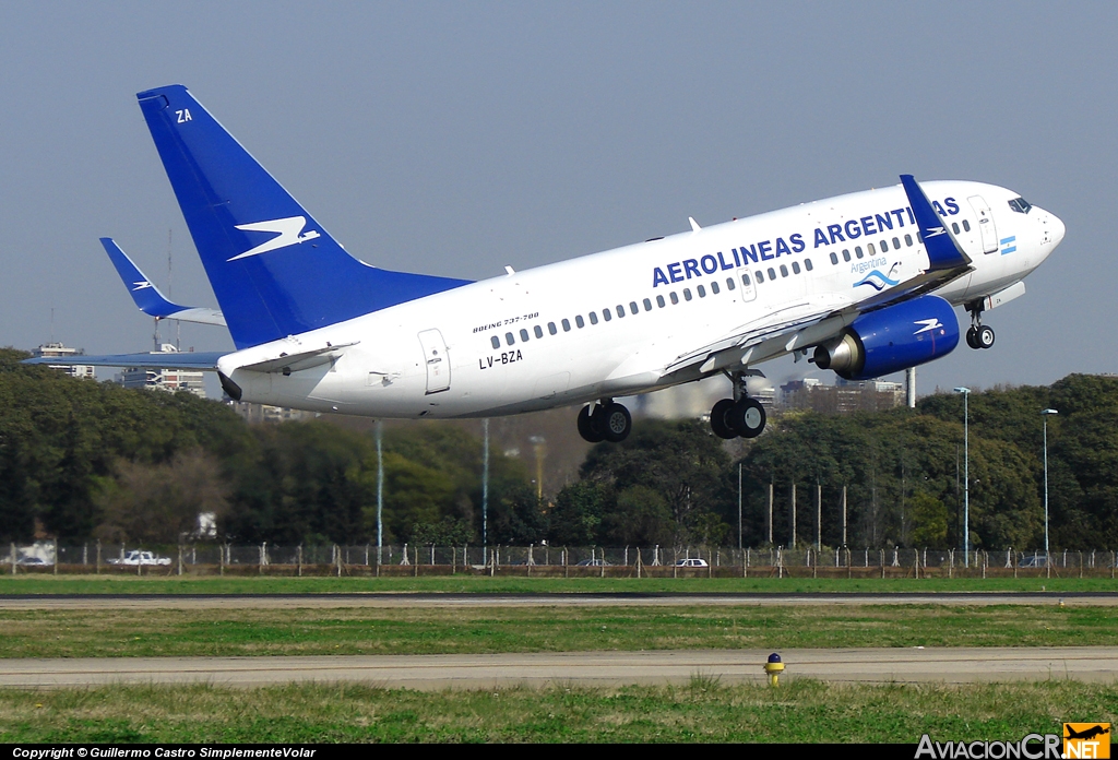 LV-BZA - Boeing 737-76N - Aerolineas Argentinas