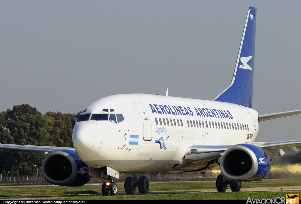 LV-BIM - Boeing 737-53A - Aerolineas Argentinas