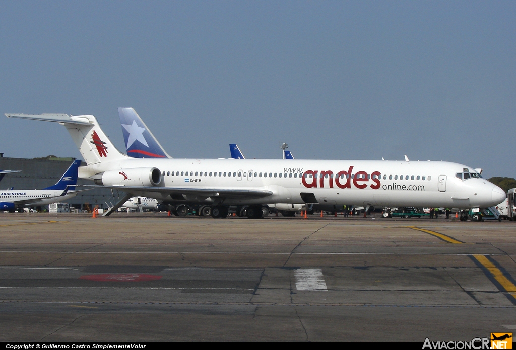LV-BTH - McDonnell Douglas MD-83 (DC-9-83) - Andes Líneas Aéreas