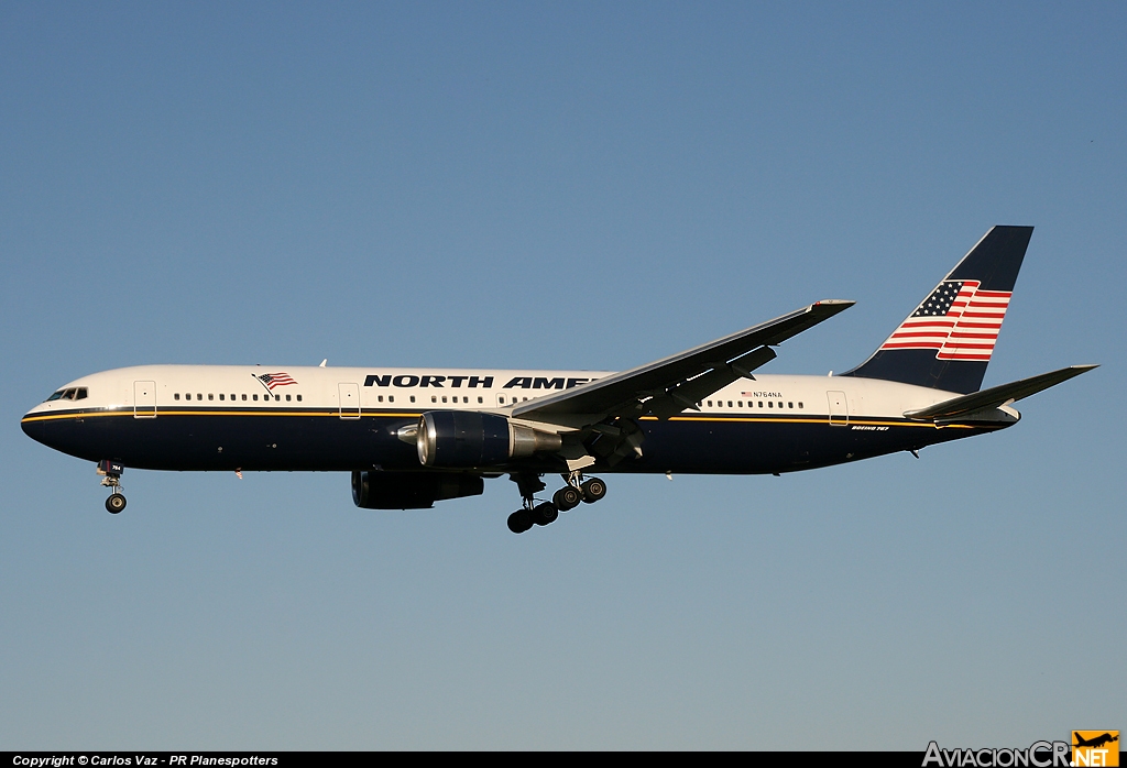 N764NA - Boeing 767-328/ER - North American Airlines