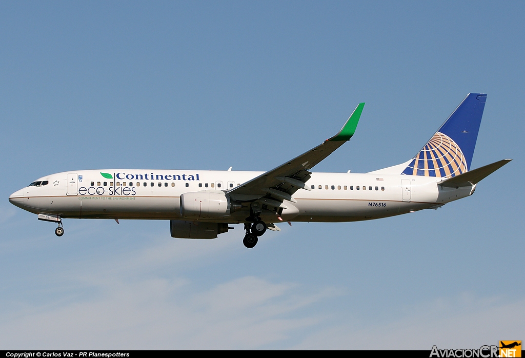 N76516 - Boeing 737-824 - United Airlines