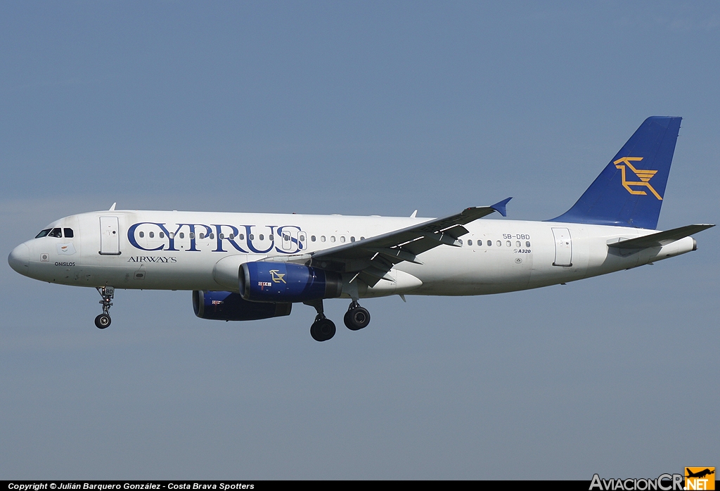 5B-DBD - Airbus A320-231 - Cyprus Airways