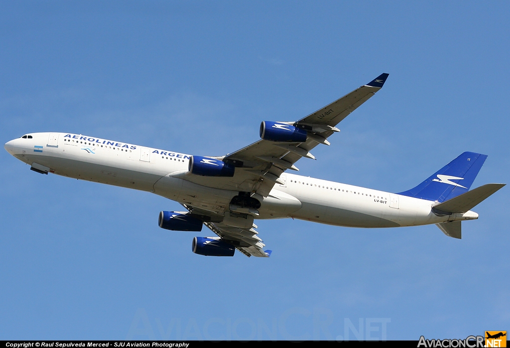 LV-BIT - Airbus A340-313 - Aerolineas Argentinas