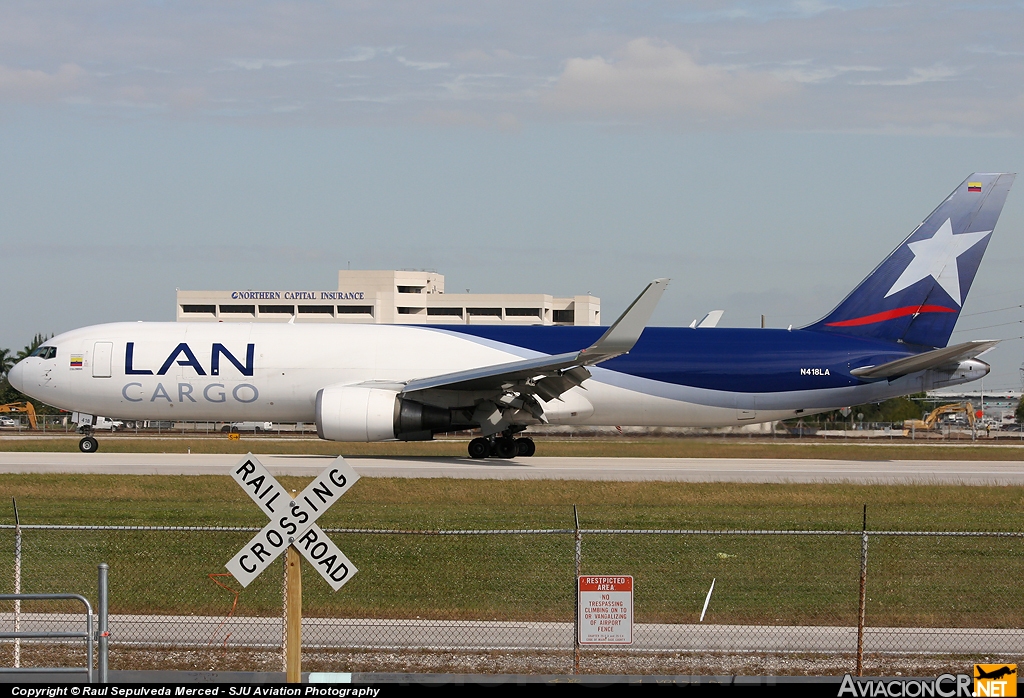 N418LA - Boeing 767-316F(ER) - LAN Cargo