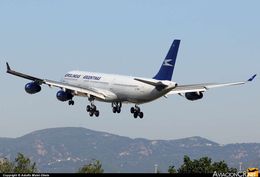 LV-BMT - Airbus A340-312 - Aerolineas Argentinas