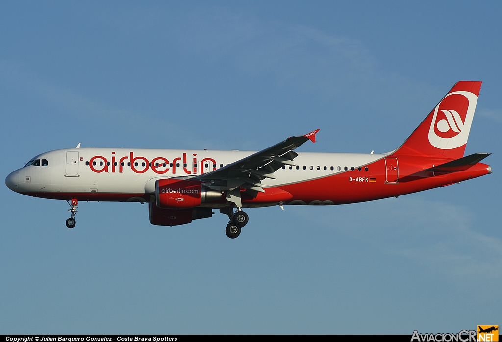 D-ABFK - Airbus A320-214 - Air Berlin
