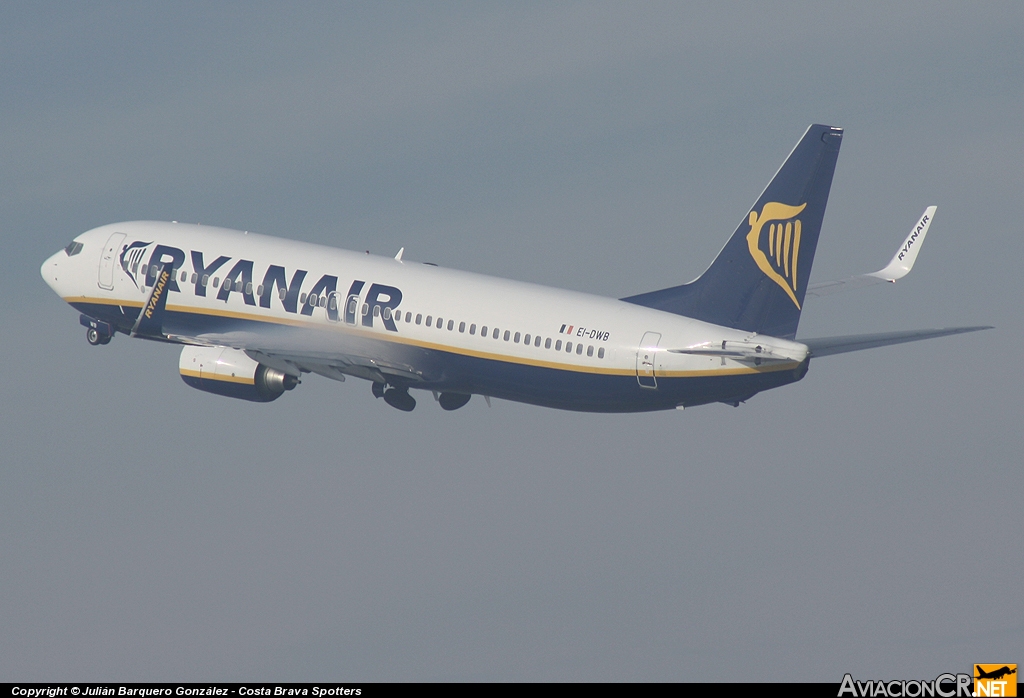 EI-DWB - Boeing 737-8AS - Ryanair