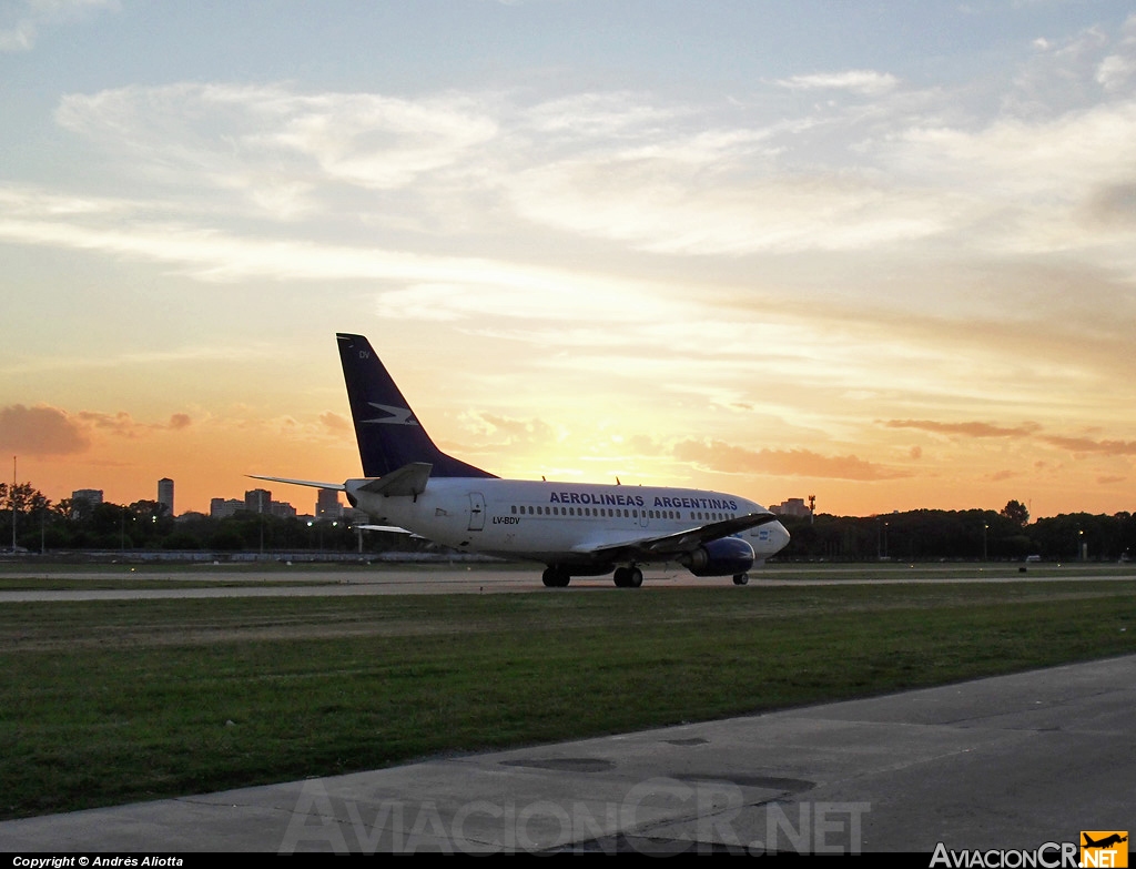 LV-BDV - Boeing 737-5Y0 - Aerolineas Argentinas