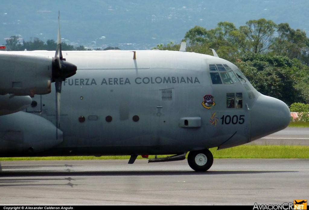 FAC 1005 - Lockheed AC-130H Hercules (L-382) - Fuerza Aérea Colombiana