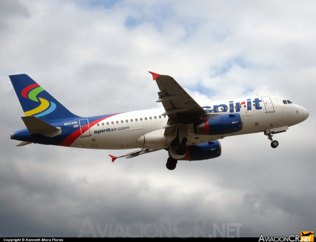 N503NK - Airbus A319-132 - Spirit Airlines