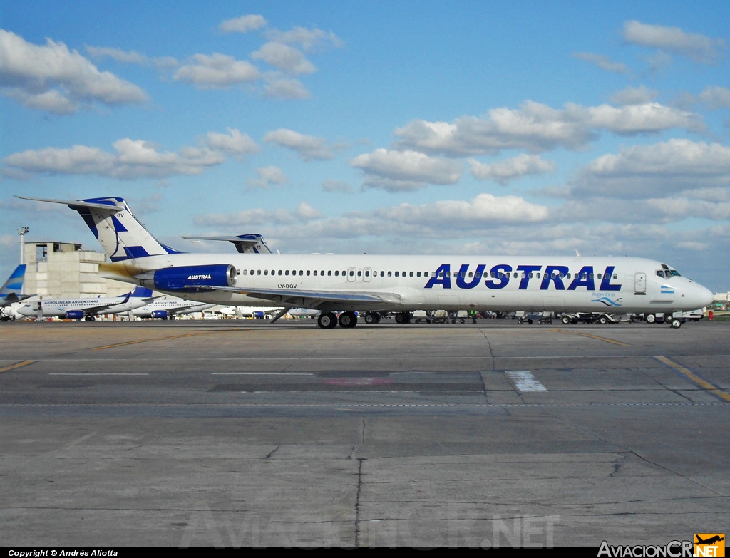 LV-BGV - McDonnell Douglas MD-83 (DC-9-83) - Austral Líneas Aéreas