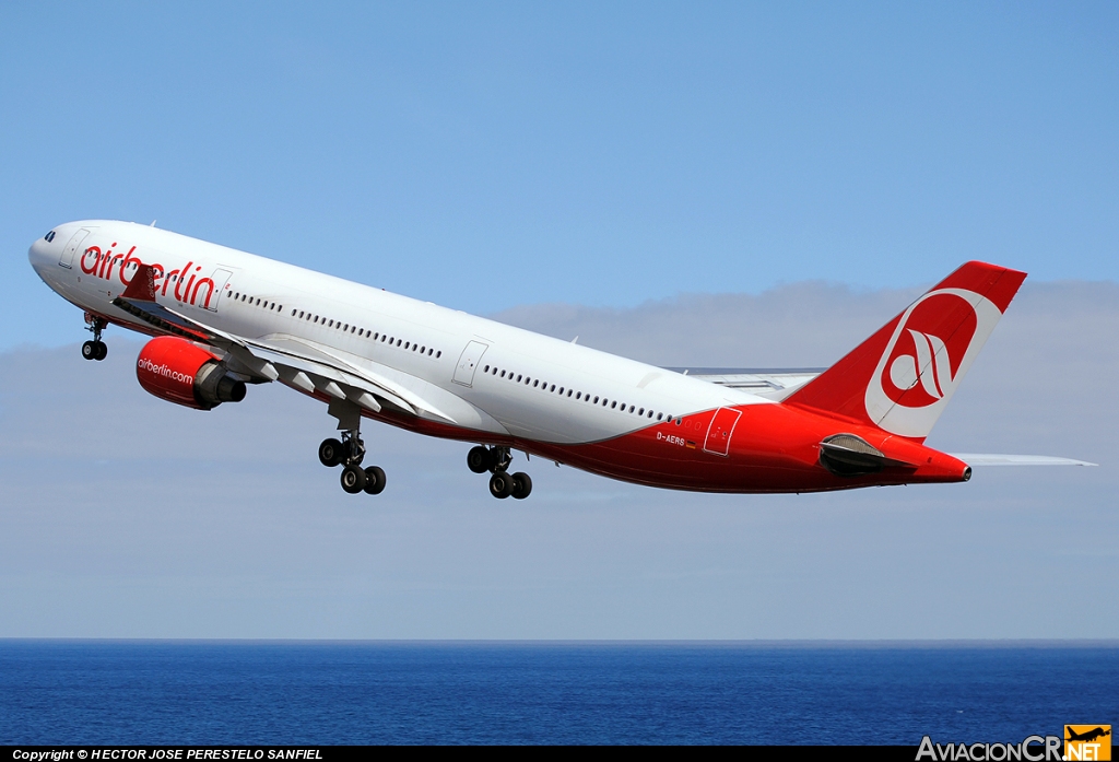 D-AERS - Airbus A330-322 - Air Berlin (LTU - Lufttransport Unternehmen)