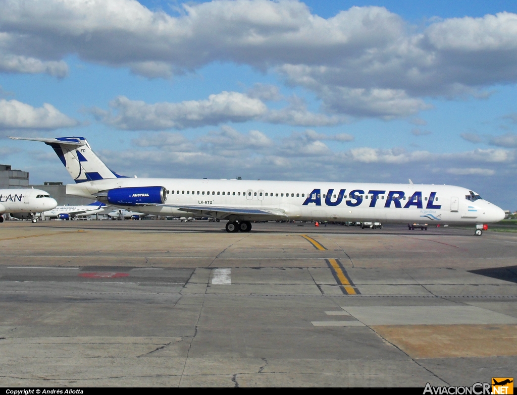 LV-AYD - McDonnell Douglas MD-83 (DC-9-83) - Austral Líneas Aéreas
