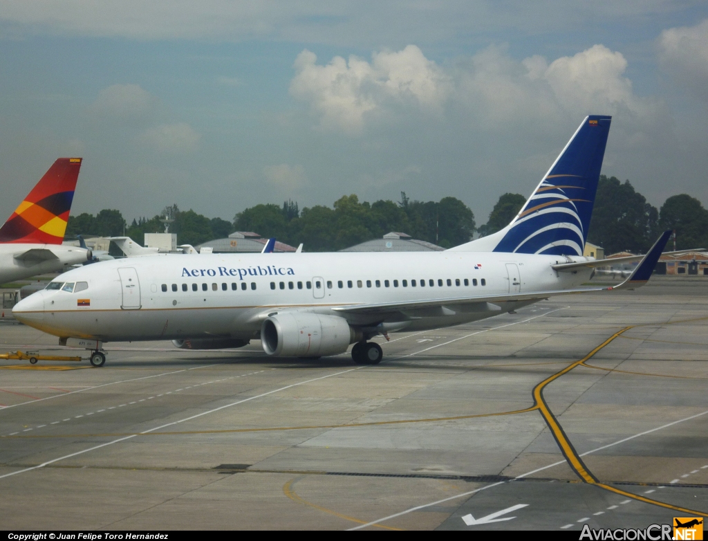 HP-1371CMP - Boeing 737-7V3 - AeroRepublica
