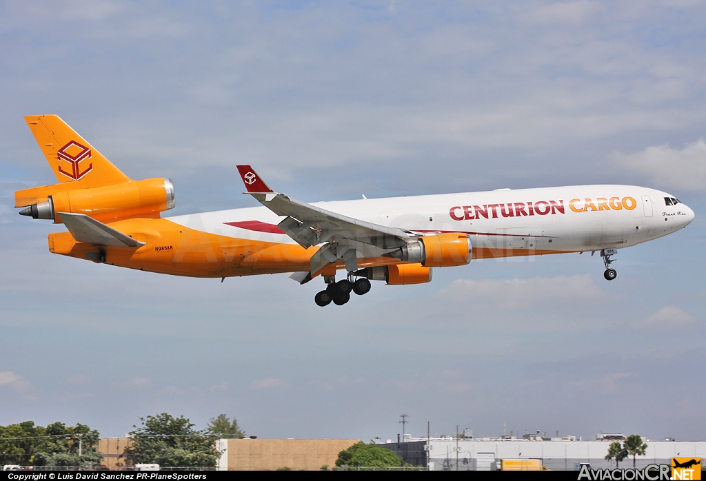 N985AR - McDonnell Douglas MD-11F - Centurion Air Cargo
