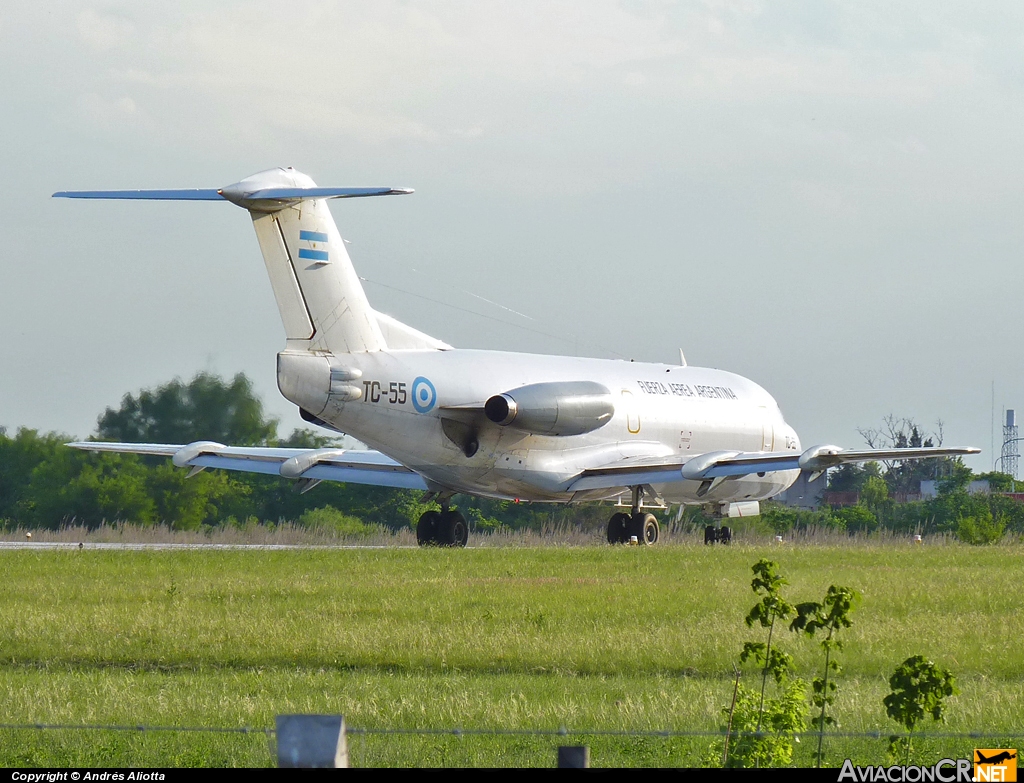 TC-55 - Fokker F-28-1000C Fellowship - Argentina - Air Force
