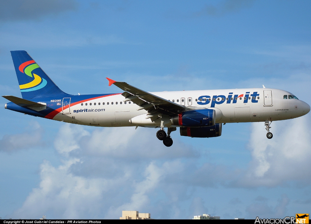 N601NK - Airbus A320-232 - Spirit Airlines