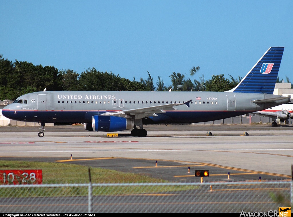 N410UA - Airbus A320-212 - United Airlines