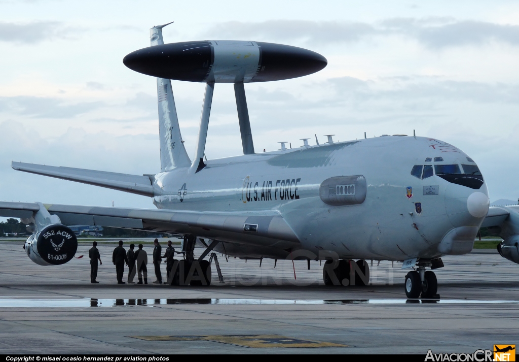 81-0005 - Boeing E-3C Sentry - USAF - Fuerza Aerea de EE.UU