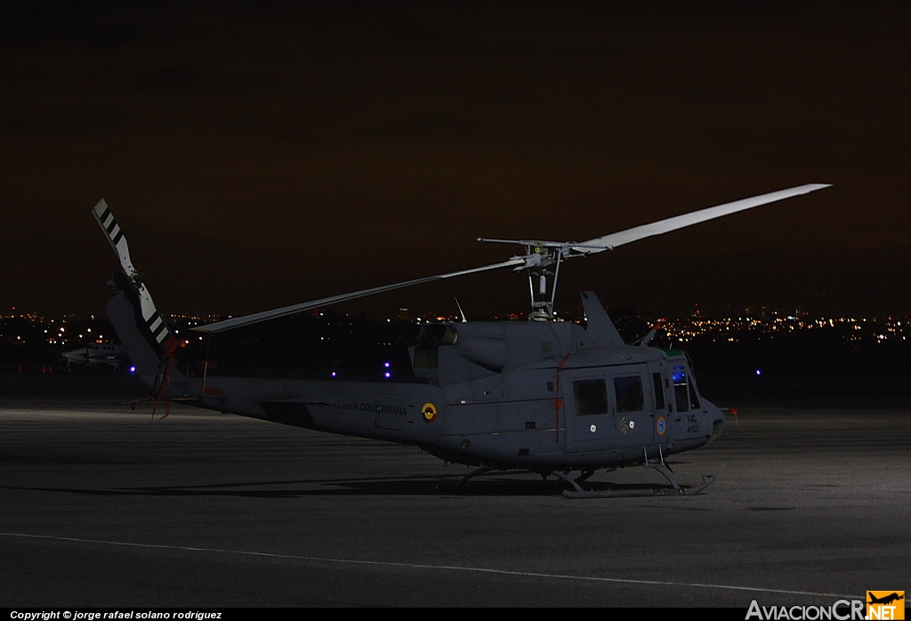 FAC4021 - Bell 212 - Fuerza Aérea Colombiana