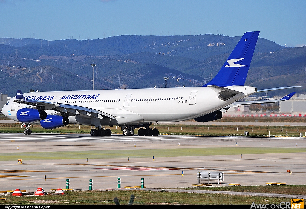 LV-BMT - Airbus A340-312 - Aerolineas Argentinas