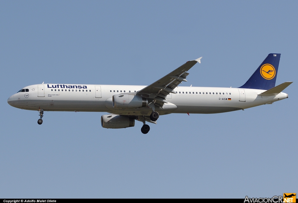 D-AISW - Airbus A321-231 - Lufthansa