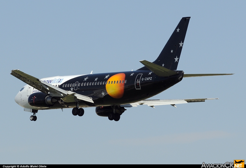 G-ZAPZ - Boeing 737-33A - Titan Airways