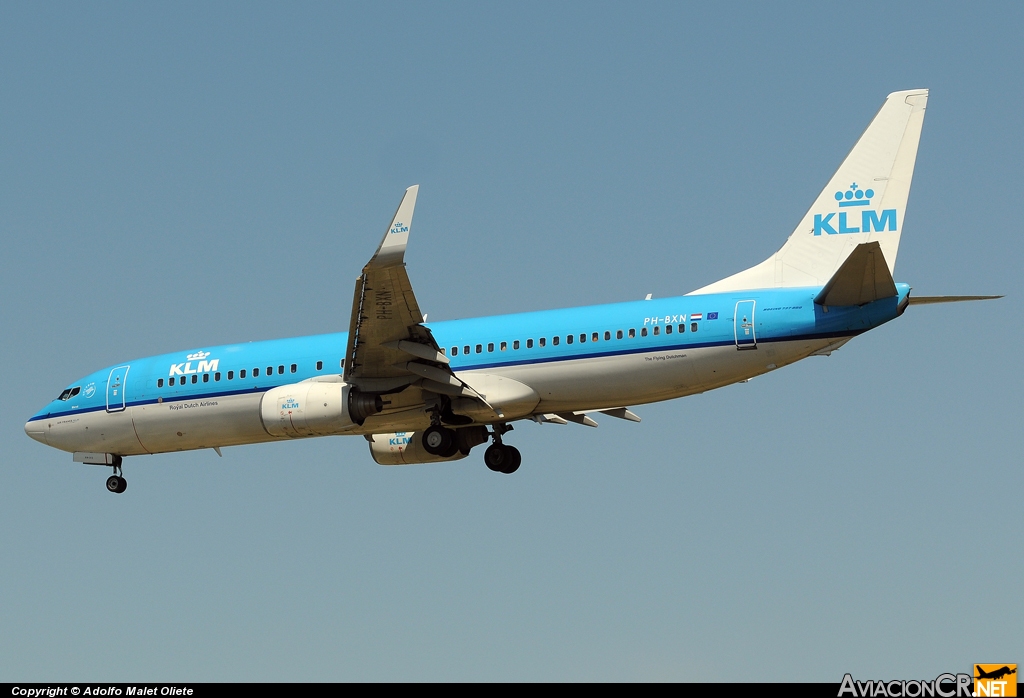PH-BXN - Boeing 737-8K2 - KLM - Royal Dutch Airlines