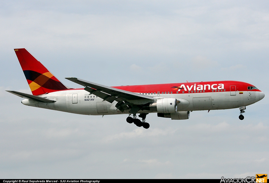 N421AV - Boeing 767-2B1/ER - Avianca Colombia