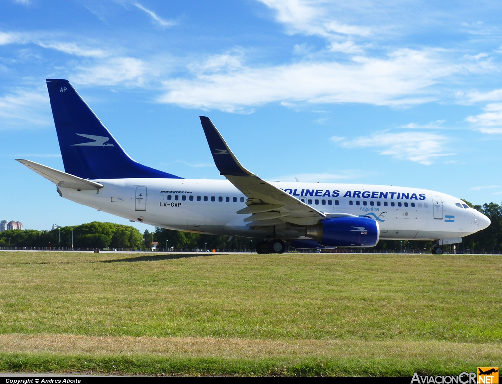 LV-CAP - Boeing 737-76N - Aerolineas Argentinas