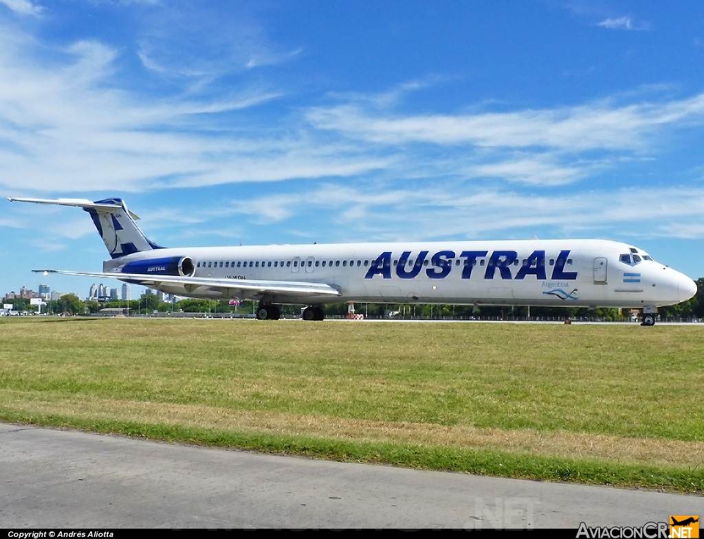 LV-WGN - McDonnell Douglas MD-83 (DC-9-83) - Austral Líneas Aéreas