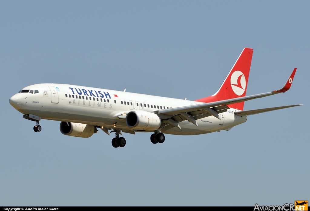 TC-JGT - Boeing 737-8F2 - Turkish Airlines